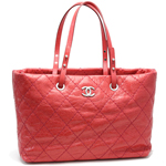 CHANEL シャネル2010年クルーズラインヴィンテージレザートートバッグA4...