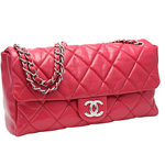 CHANEL シャネルグロッシーソフトキャビアスキンデカマトラッセチェーンショル...