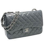 CHANEL シャネルパテントデカマトラッセ30cmA28600ジャンボチェーン...