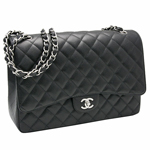 CHANEL シャネルキャビアスキンデカマトラッセ(34cm)マキシチェーンショ...