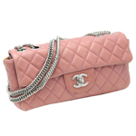 CHANEL シャネルラムスキンマトラッセチェーンショルダーバッグA37864ピ...