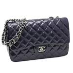 CHANEL シャネルパテントデカマトラッセ30cmA28600ジャンボチェーン...