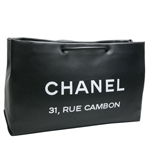 CHANEL シャネルエッセンシャルトートバッグショーパーA46882黒ブラック