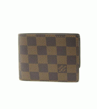(LOUIS VUITTON)ルイヴィトン ブランドコピー ダミエ財布二折り ポルトフォイユミュルティプル N60895