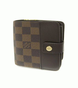 (LOUIS VUITTON)ルイヴィトン ブランドコピー ダミエ財布 コンパクトジップ N61668