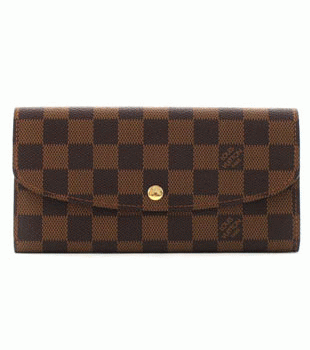 ルイヴィトンスーパーコピーダミエ ポルトフォイユエミリー 長財布 N63019