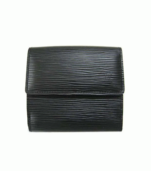 (LOUIS VUITTON)ルイヴィトン 財布コピー エピ財布 Wホック ポルトフォイユエリーズ ノワール M63632