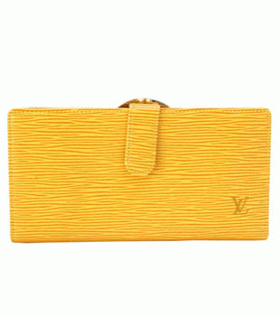 (LOUIS VUITTON)ルイヴィトン 財布コピー エピ がま口長財布 コンチネンタルヴィエノワ イエロー M63259
