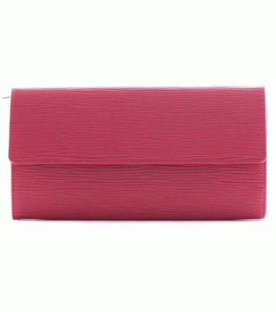 (LOUIS VUITTON)ルイヴィトン 財布コピー エピ ポルトフォイユサラ 長財布 フューシャ M60317