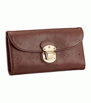 (LOUIS VUITTON)ルイヴィトン財布コピー マヒナ ポルトフォイユアメリア アカジュー M95995