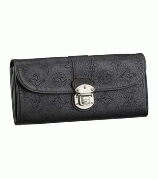 (LOUIS VUITTON)ルイヴィトン財布コピー マヒナ クラッチ アメリア ノワールアルジャン M58075