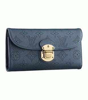 (LOUIS VUITTON)ルイヴィトン財布コピー マヒナ ポルトフォイユアメリア マリーヌ M58133