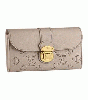 (LOUIS VUITTON)ルイヴィトン財布コピー マヒナ ポルトフォイユイリス サーブル M58094