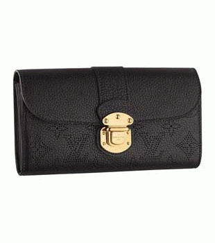 (LOUIS VUITTON)ルイヴィトン財布コピー マヒナ ポルトフォイユイリス ノワール M58136