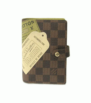 (LOUIS VUITTON)ルイヴィトン スーパーコピー ダミエアジェンダPM-ラベルプリント 手帳カバー R21069