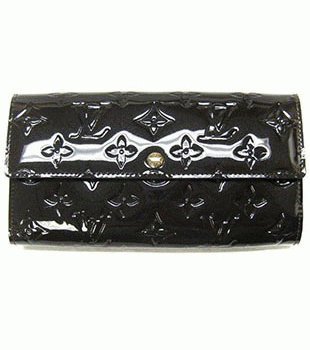 (LOUIS VUITTON)ルイヴィトン 偽物財布 ヴェルニ財布 ファスナー長札 ポルトフォイユサラ M91465