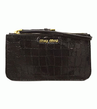 ミュウミュウ MIU MIU ポーチ ダークブラウン 5N1410-ST-COCCO-LUX-MORO