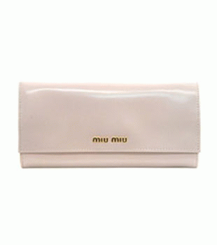 ミュウミュウ MIU MIU 長財布 サイフ 財布 さいふ ライトピンク 5M1109-SPAZZOLATO-CIPRIA