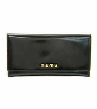 ミュウミュウ MIU MIU 長財布 サイフ 財布 さいふ ブラック 5M1143-SPZZOLATO-NERO
