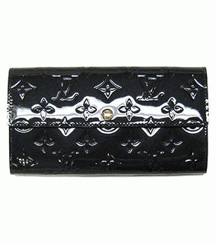 (LOUIS VUITTON)ルイヴィトン コピー財布 ヴェルニ財布 ファスナー付き長札 ポルトフォイユサラM91464