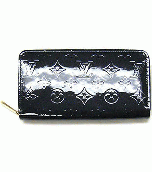(LOUIS VUITTON)ルイヴィトン コピー財布 ヴェルニ財布 ジッピーウォレット ブルーアンフィニ M91457