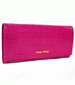 ミュウミュウ MIU MIU 長財布 サイフ 財布 さいふ ピンク 5M1109-ST-COCCO-LUX-PEONIA