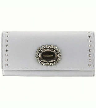 ミュウミュウ MIU MIU ラインストーン付き長財布 サイフ 財布 さいふ ライトブルー 5M1109-NAPPA-CRYSTAL