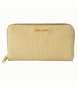 ミュウミュウ MIU MIU ラウンドファスナー式長財布 サイフ 財布 さいふ ベージュ 5M0506-ST-COCCOASDFG