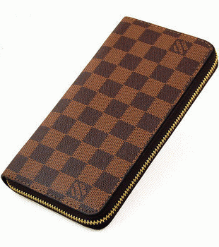 大人気ラウンドファスナー長財布 N60015 ダミエ ジッピー 長財布 ルイヴィトン N60015