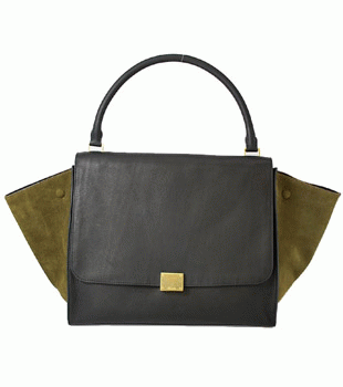 CELINE セリーヌ 16998-3JLA-38NO TRAPEZE ハンドバッグ ブラック