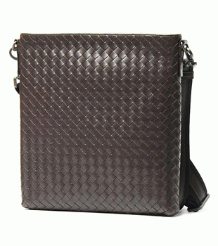 ボッテガヴェネタ/BOTTEGA VENETA/ レザーショルダーバッグ /チョコレートブラウン276357 v465c 2078