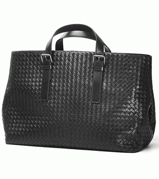 ボッテガ ヴェネタ/BOTTEGA VENETA/ レザートートバッグ /ブラック189632 vq131 1000