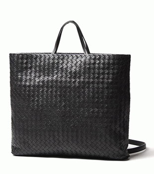 ボッテガヴェネタ/BOTTEGA VENETA/ レザートートバッグ（２ＷＡＹ仕様） /ブラック282929 v0016 8175