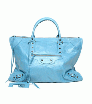 バレンシアガ（BALENCIAGA）ザ・ウィークエンダー　レディースハンドバッグ　インディゴブルー　110506-D94JT-4470 