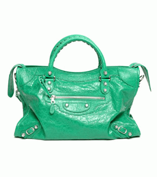 バレンシアガ（BALENCIAGA）ザ・ジャイアント シティ　レディース2wayハンドバッグ　エメラルドグリーン　281770-D94JN-3725 