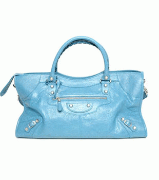 バレンシアガ（BALENCIAGA）ザ・ジャイアント パートタイム　レディースハンドバッグ　インディゴブルー　