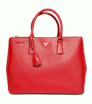 プラダ（PRADA）SAFFIANO LUX　レディーストートバッグ　レッド　BN1786-NZV-68Z 