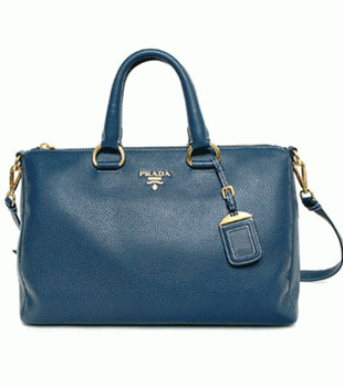 プラダ（PRADA）VIT.DAINO　レディース2wayトートバッグ　ブルー　BL0778-BBE-016 