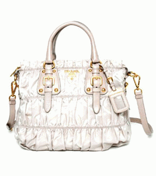 プラダ（PRADA）TESSUTO GAUFRE　レディース2wayトートバッグ　ライトグレー　BN1336-QR1-D32 