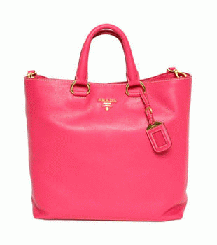 プラダ（PRADA）VITELLO DAINO　レディース2wayトートバッグ　ペオーニアピンク　BN1713-BBE-505 