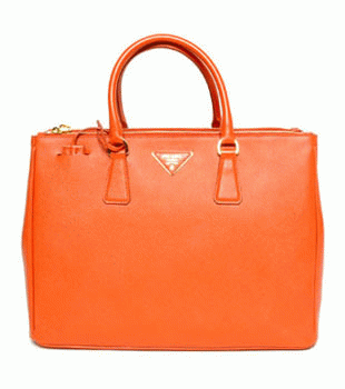 プラダ（PRADA）SAFFIANO LUX　レディーストートバッグ　パパイヤ　BN1786-NZV-S73 