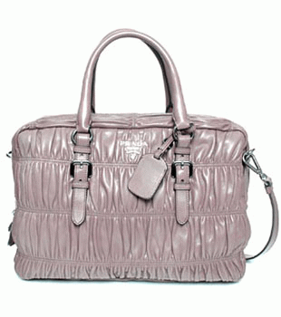 プラダ（PRADA）NAPPA GAUFRE　レディース2wayハンドバッグ　アッシュブラウン　BL0733-QRD-572 