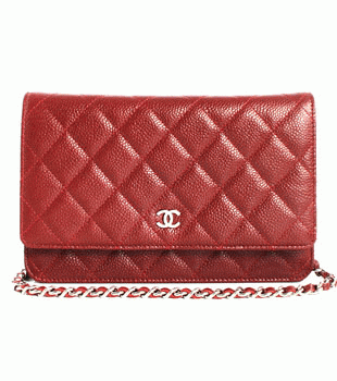 シャネル CHANEL クラシック ラムスキン ショルダーバッグ ボルドー＆シルバー A33814AAZZW