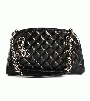 シャネル CHANEL クルーズライン キルティング ショルダーバッグ ブラック＆シルバー A66868AZQ 【2012年新作】