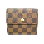 (LOUIS VUITTON)ルイヴィトン ブランドコピー ダミエ財布 Wホック...