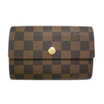 (LOUIS VUITTON)ルイヴィトン ブランドコピー ダミエ財布 ポルトフ...