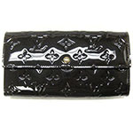 (LOUIS VUITTON)ルイヴィトン 偽物財布 ヴェルニ財布 ファスナー長...