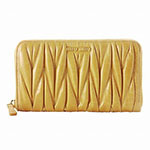 ミュウミュウ MIU MIU ラウンドファスナー式長財布 サイフ 財布 さいふ ...