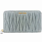 ミュウミュウ MIU MIU ラウンドファスナー式長財布 サイフ 財布 さいふ ...