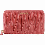 ミュウミュウ MIU MIU ラウンドファスナー式長財布 サイフ 財布 さいふ ...